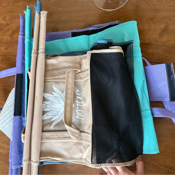 The Container Store Multi-Color Shopping Bag Set - Picture 9 of 11